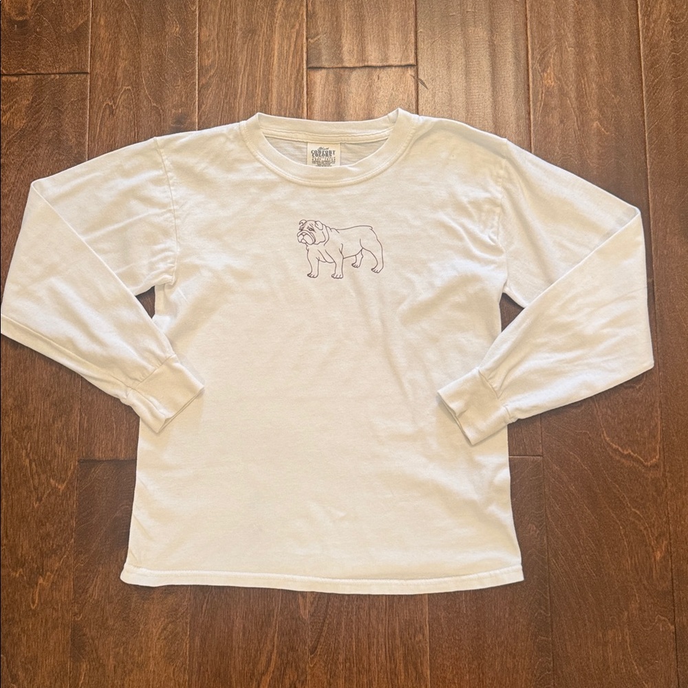 Honey Bee Tees Mississippi State Bulldog long-sleeve tee - M